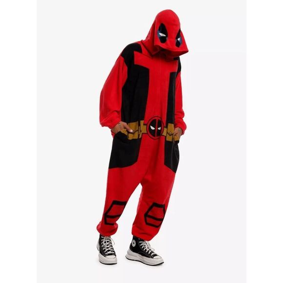Marvel Deadpool One Piece Body Suit Kigurumi - Picture 2 of 3